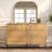 Laverda Modern 6-Drawer Dresser with 47.2" W, Minimalist Reeded Design-596893059
