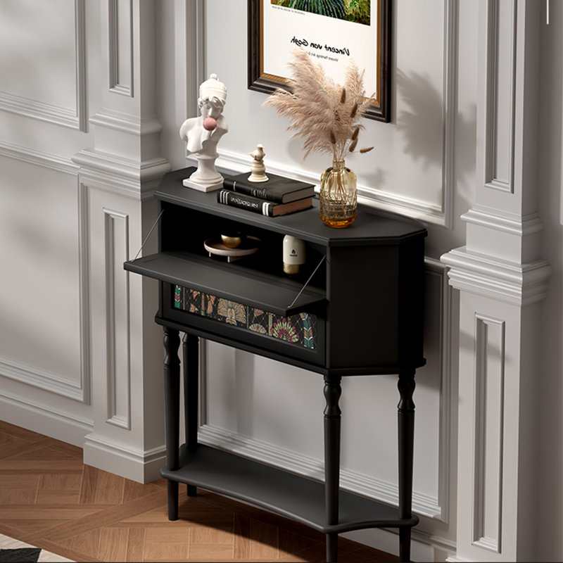 Console rétro multifonctionnelle élégante, Style bohème