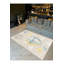 Tapis lavable moderne pastel bleu-1647389819