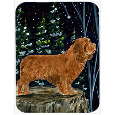 Caroline's Treasures Sussex Spaniel Glass Cutting Board