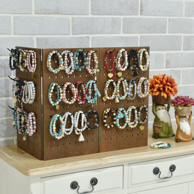 Curtissa Wood Jewelry Stand +