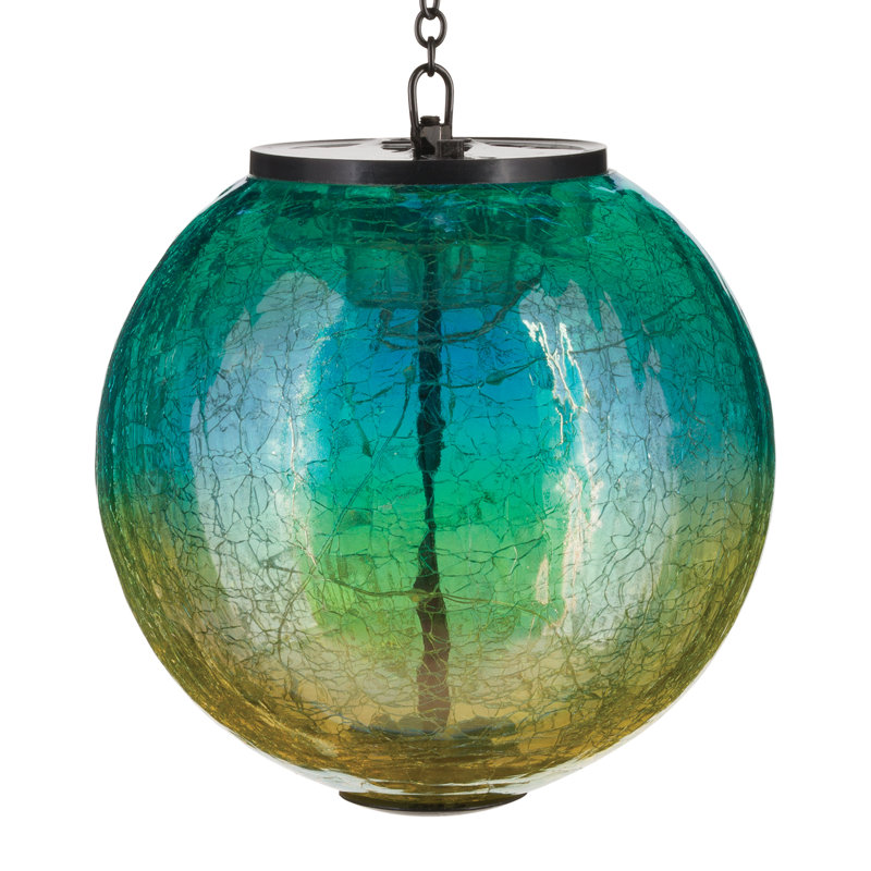 LED Outdoor Pendant, Blue