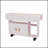 Modern Movable Folding Dining Table For Small Spaces, Rectangle Drop Leaf Design With Wheels And Drawer