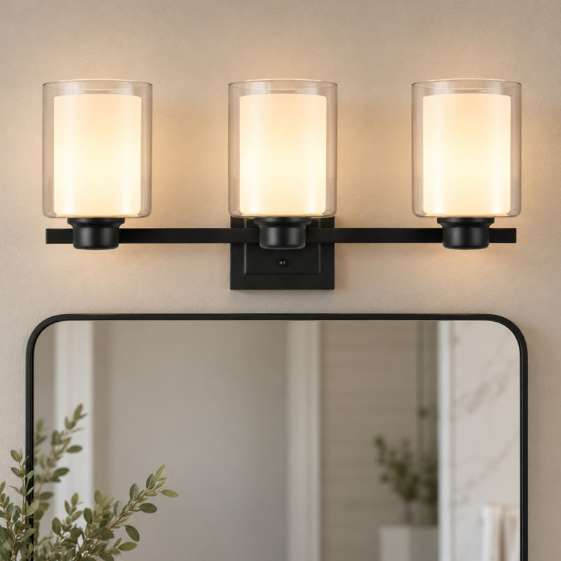 Oslo 3 - Light Dimmable LED Matte Black Vanity Light