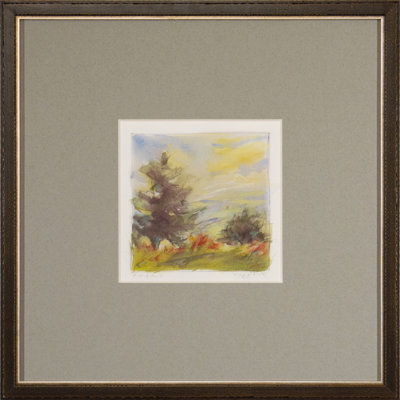 «Evergreen I» par Daughdrill - peinture encadrée