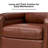 Pascarella 31.5'' Wide Genuine Leather Club Chair with Solid Wood Legs-1001141709