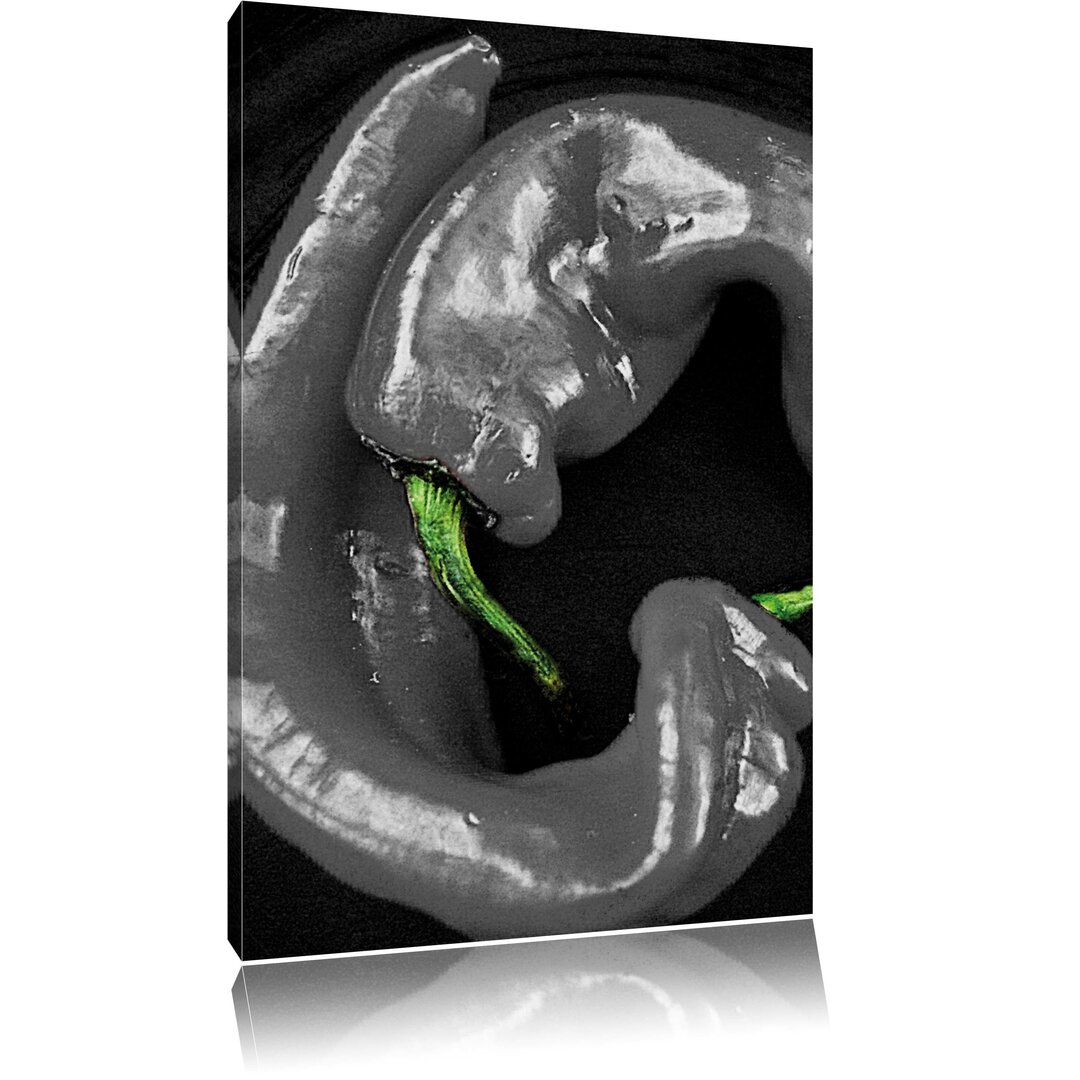 Leinwandbild Scharfe Chilischoten