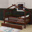 Lit simple en bois avec lit gigogne-740144399-740144398