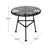 Grey And Tempered Glass Side Table For Outdoor Use Chic With Long-Lasting