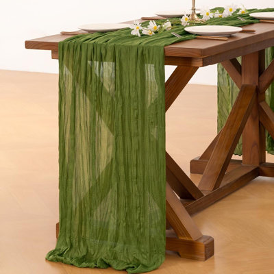 Chemin de table en étamine Cheesecloth