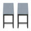 Tabouret gris à hauteur de rassemblement, 2
