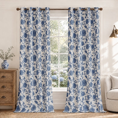 Zawacki Linen Blend Blackout Sliding Panel Pair