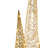 Silver Wireframe Glittered Cone Accent Lighted Tree Set-87690532