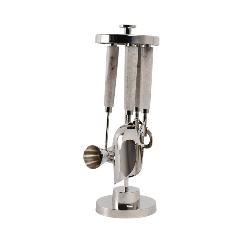13" Guymon Bar Tool Set, Silver