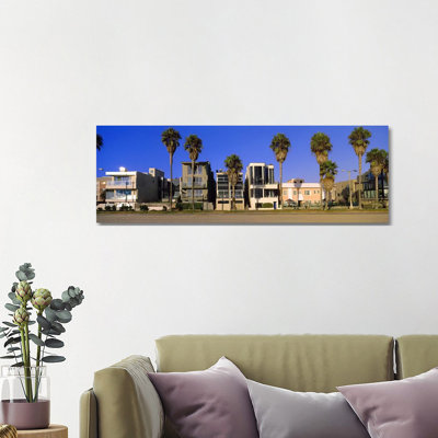 Buildings In A City, Venice Beach, City Of Los Angeles, California, USA - Wrapped Canvas Panoramic Print