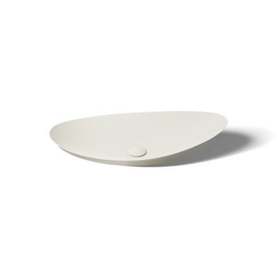 Veil Trough Fireclay Specialty Vessel Bathroom Sink