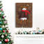 Bonhomme de neige chanteur sur toile de qualité supérieure - prêt à accrocher-801892405