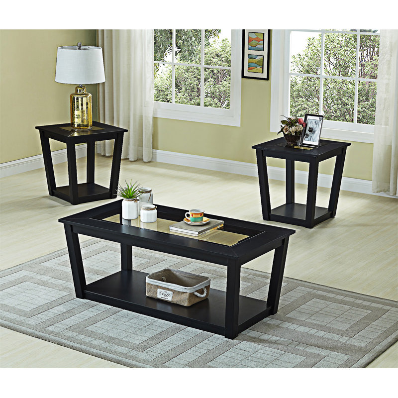 Rectangular Coffee Table And End Tables Set