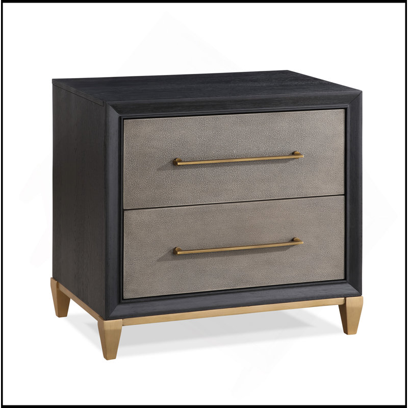Table de chevet 2 tiroirs 1pc