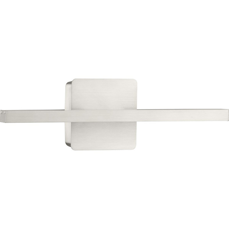 16" Brushed Nickel Dimmable LED Vanity Light with Acrylic Lens