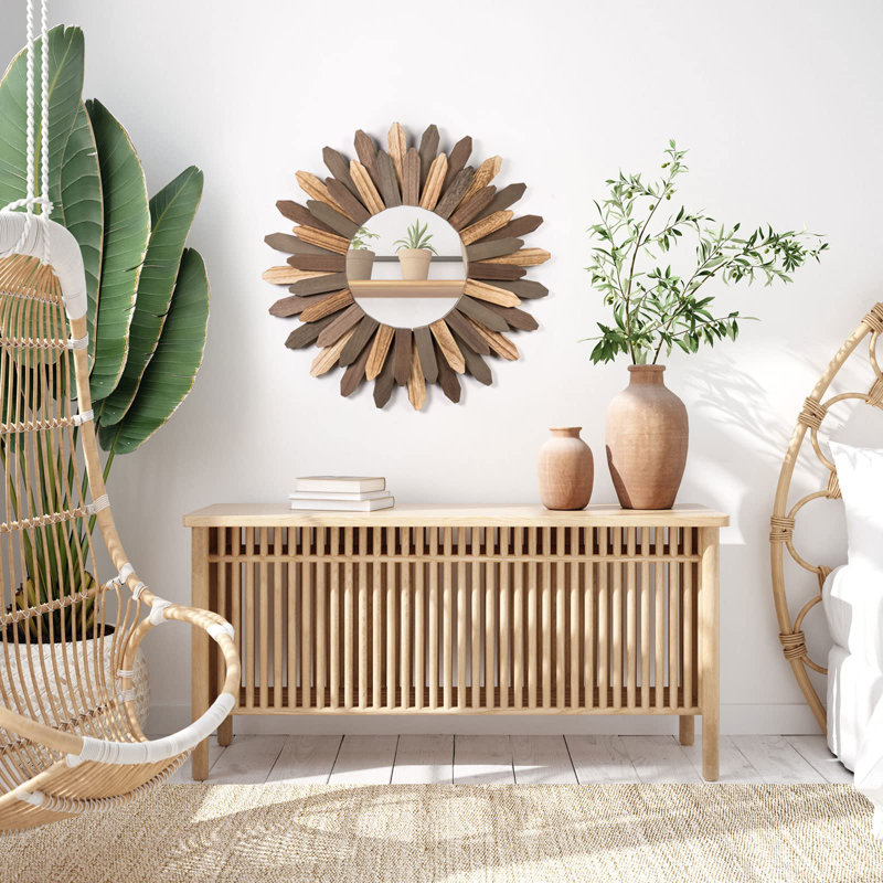 Kriemann Sunburst Wall Mirror, Tricolor
