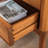 All-Solid Wood Glass Arched Sideboard