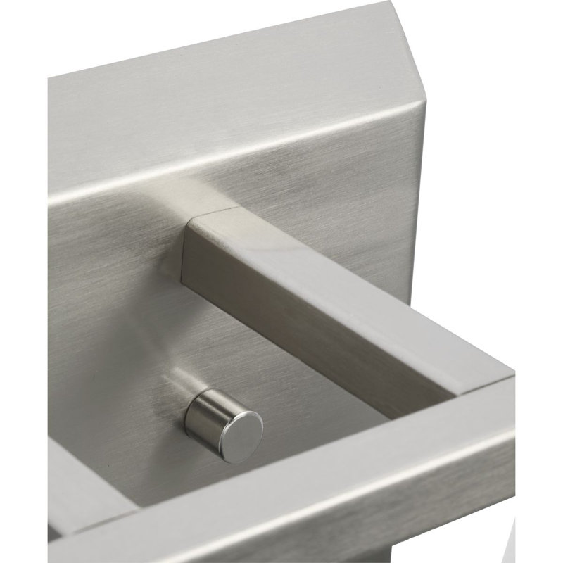 Dormer 2 - Light Dimmable Vanity Light, White, Brushed Nickel