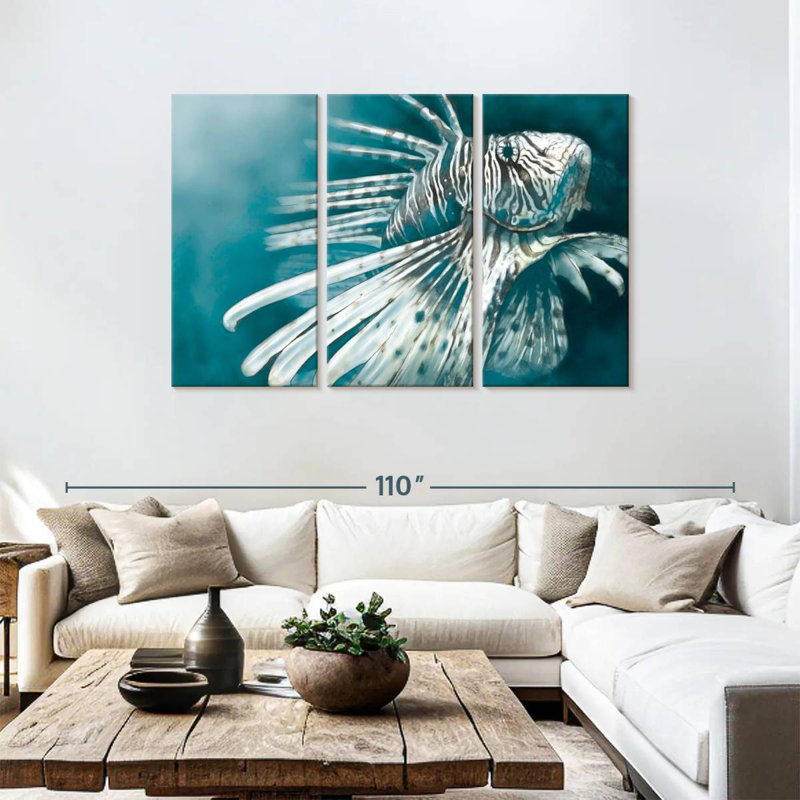 Lionfish Stripes, 48" H x 74" W