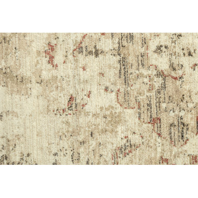 Tapis en laine beige / brun