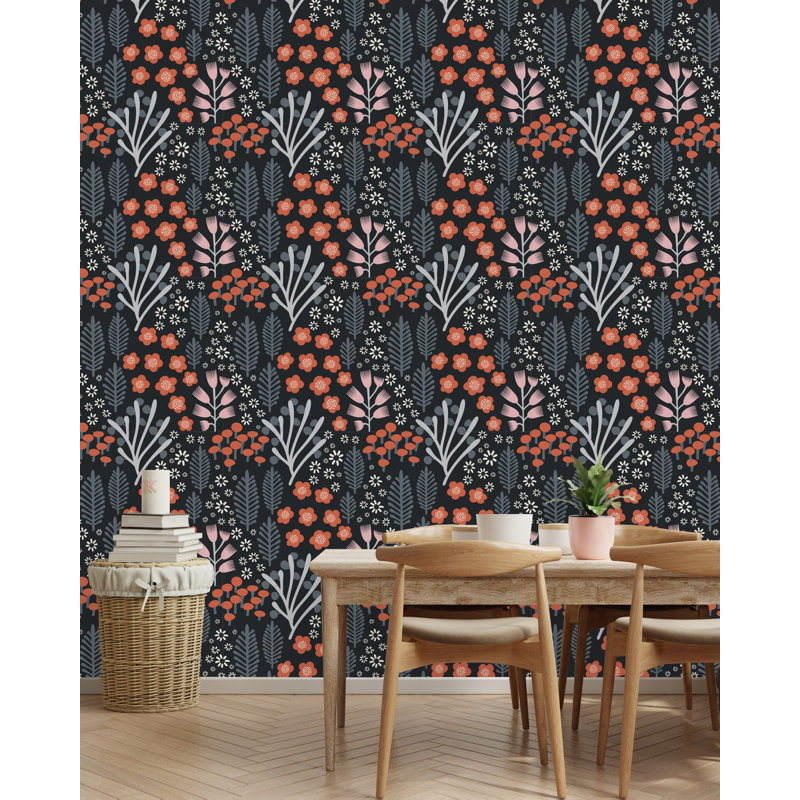 Carreau de papier peint auto-adhésif l 25 po, L 2,09 pi x L 18,75 pi