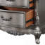 Table de chevet 2 tiroirs Antique Platinum