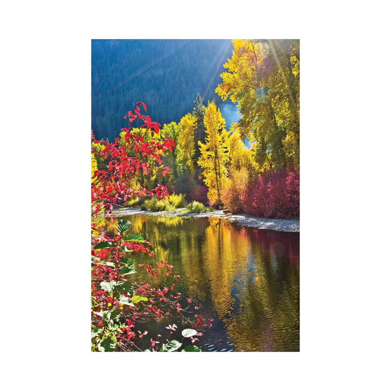 Autumn Foliage, Nason Creek Area, Wenatchee National Forest, Washington State, USA 1 Piece Wrapped Canvas Wall Art