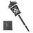 Black Solar Powered Integrated LED Pathway Light Pack