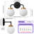 Karlei Dimmable Vanity Light with Hand Blown Glass Globe Shade-1682827075-1682869784-1681131595