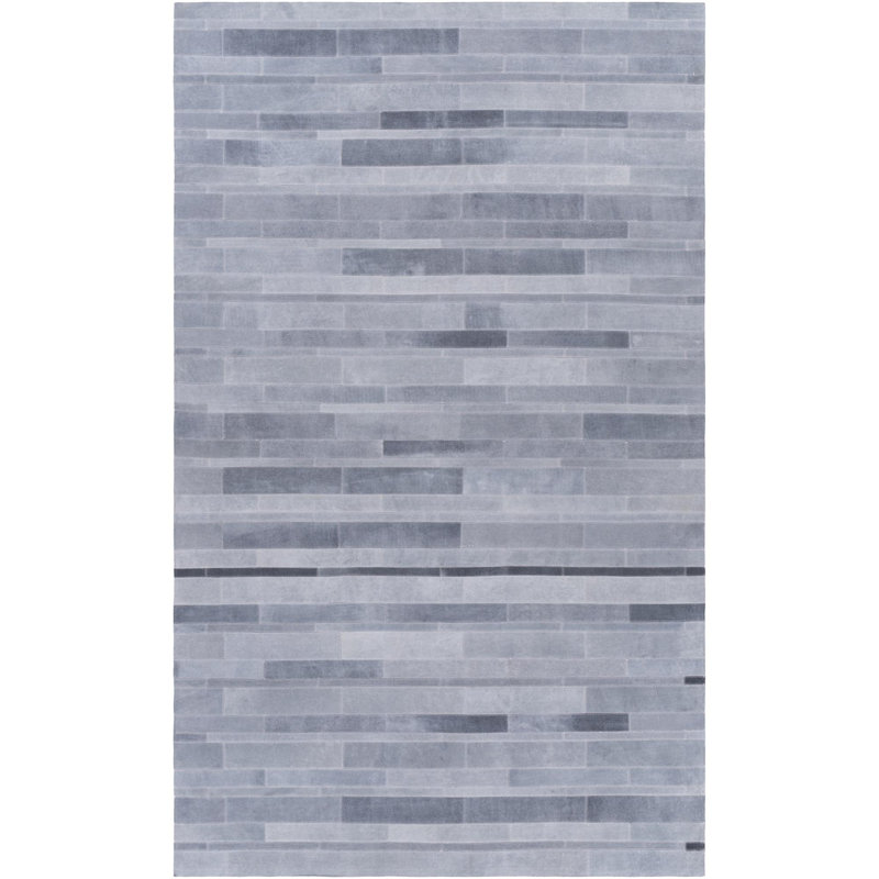 Liptak Cowhide Abstract Rug, Rectangle 9' x 12'