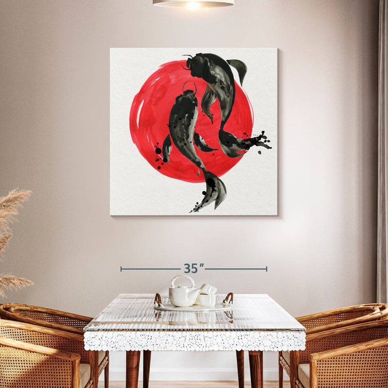 Crowle Sun Koi, 39" H x 39" W