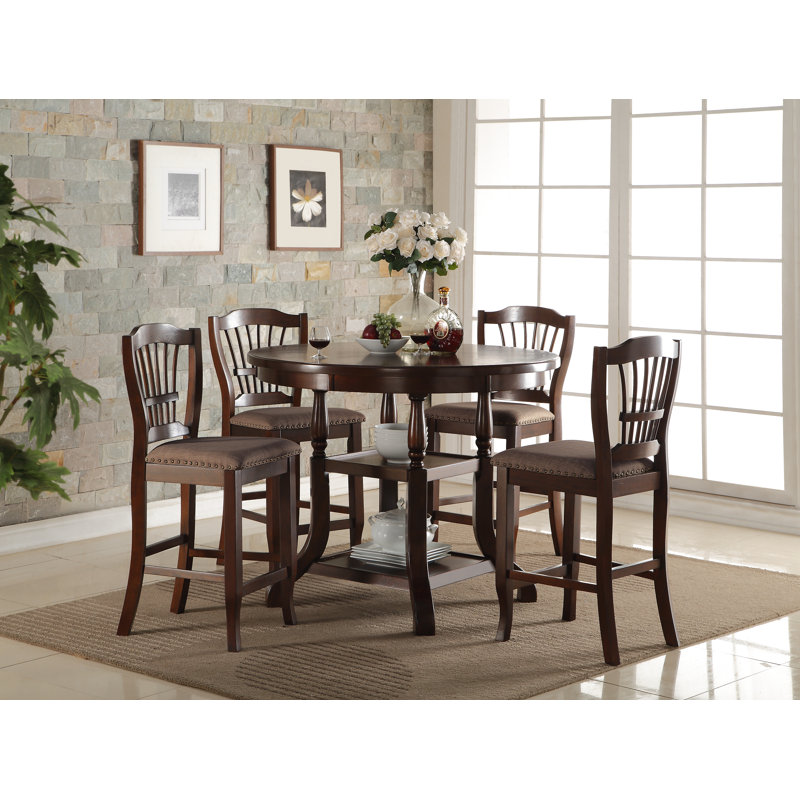 Berkleigh Jarvis 7 Piece Round Counter Height Dining Set
