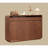 Modern Walnut Shoe Cabinet with Storage Drawers Large Capacity Entryway Organizer