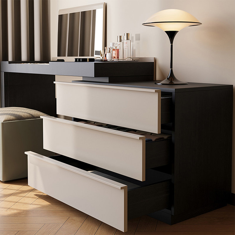 Coiffeuse avec miroir lumineux, 3 tiroirs