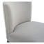 Le tabouret de 27 pouces au design moderne avec un tissu lisse et léger et un repose-pieds circulaire avec une finition dorée, crée un look sophistiqué et luxueux-41881666