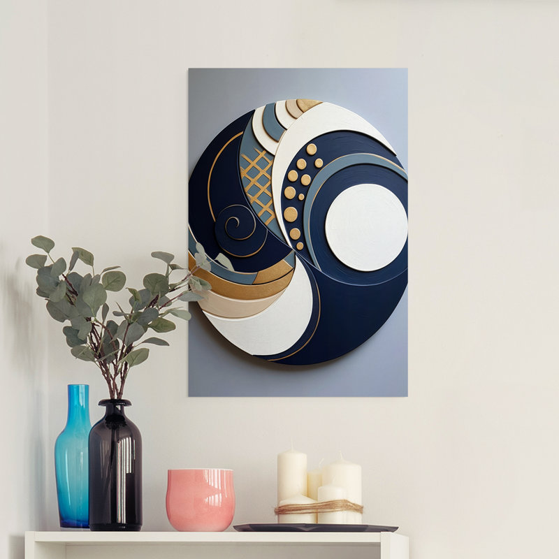 ABSTRACT Series DXLVIII -Canvas Print Only - NOT FRAMED, 48" H x 32" W