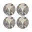 Dimanche A Paris Sunrise Vegan Leather Round Coasters-2129483908