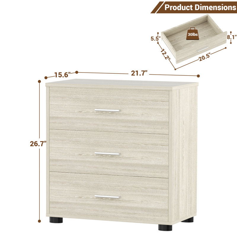 Dresser  For Bedroom, Living Room Or Home Office, Beige