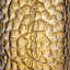 Ambella Orange Toned Dimpled Textured Glass Table Lamp - Vintage Retro Design