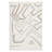 Chedrick Rectangle Chedrick Abstract Machine Woven Polyester Area Rug in Beige/Black/Orange-87749365