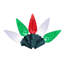 Guirlande de lumières de Noël de 100,75 pi C6 rouge / vert / blanc pur Celebrations Classic-1756054984