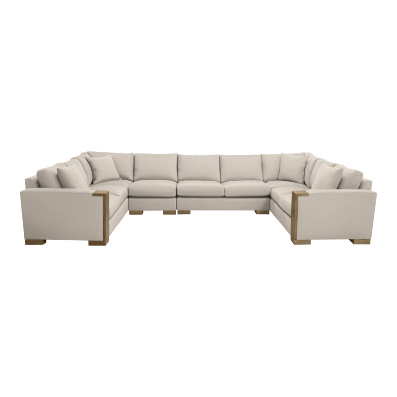 Michael Weiss 4-Piece Abingdon Sectional, Nadia Steam, Hampton