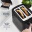 Swan  Windsor 2 Slice Toaster with 7 Browning Levels, Defrost/Reheat/Cancel Functions, Self-Centring Functions and Removable Crumb Tray, 900W-123431508
