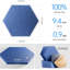 12-Pack Acoustic Wall Panels, Hexagon Sound Absorbing Acoustic Panels, 12" X 10" X 0.4"Decorative Soundproof Panels for Walls and Ceilings  (Set of 12)-398628700