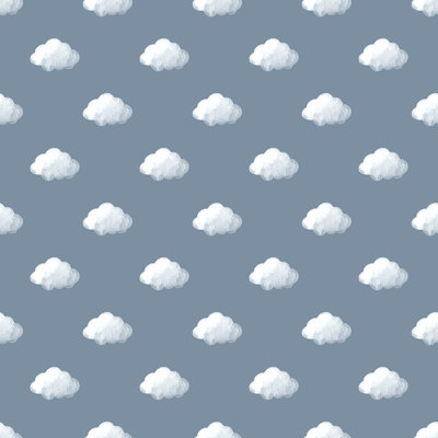 Little Explorers 2 Cloud Wallpaper Roll